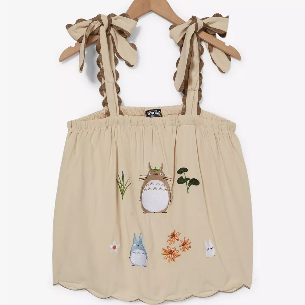 Studio Ghibli My Neighbor‎ Totoro Embroidered Totoros Tank Top Boxlunch